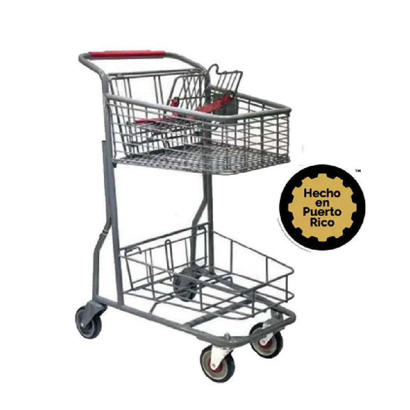 Shopping Cart Doble Canasta