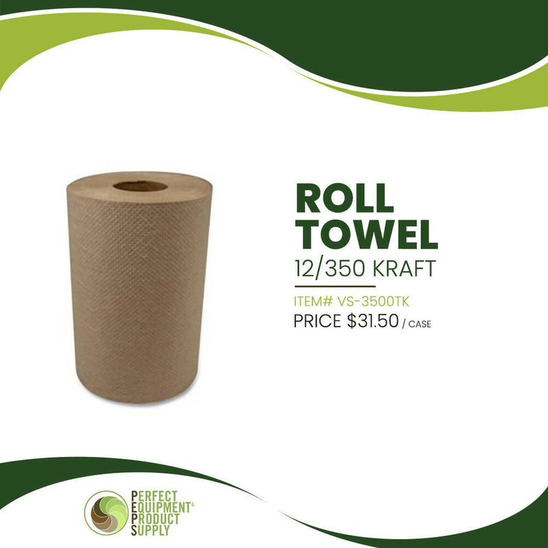 Roll towel 12/350 kraft